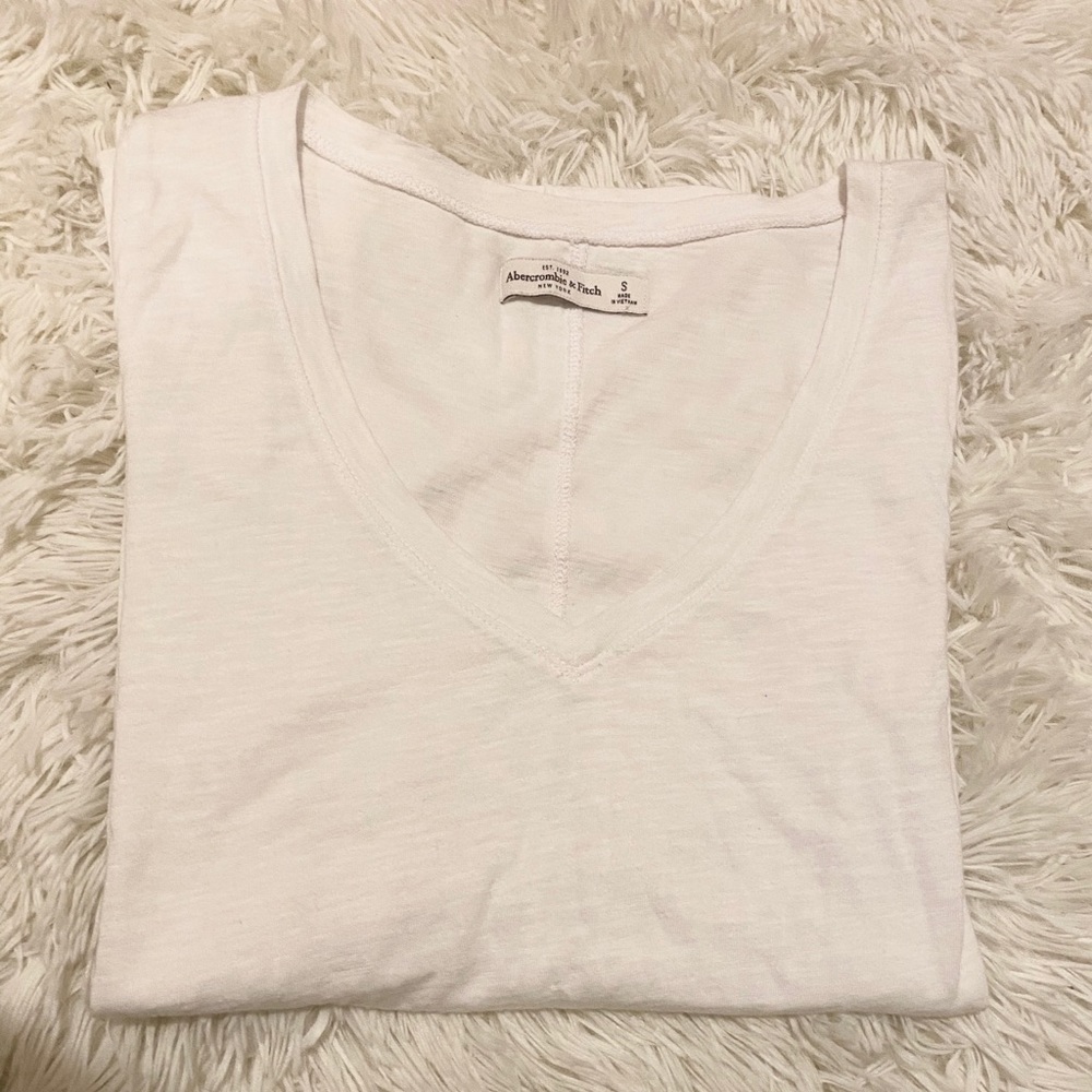Abercrombie & Fitch Full sleeve white top